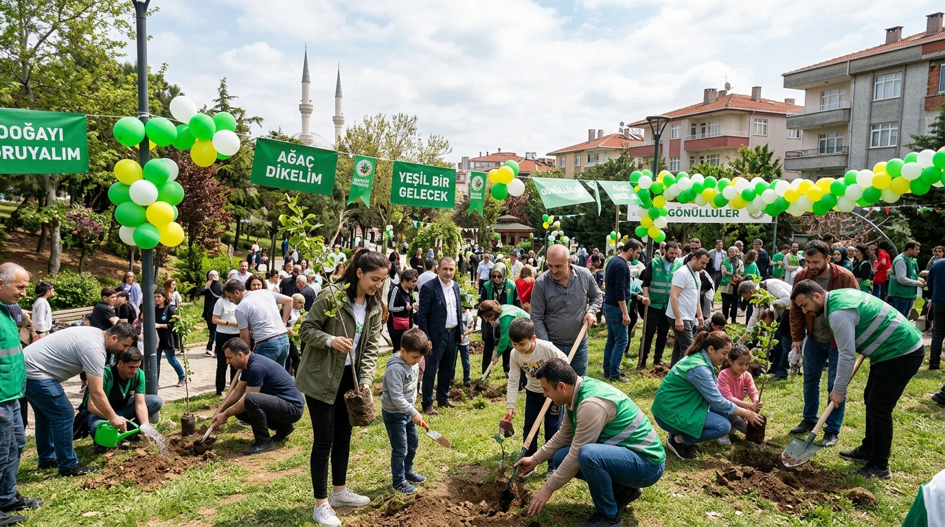 Bilecik'te düzenlenen Dünya Çevre Günü etkinliklerinden genel görünüm