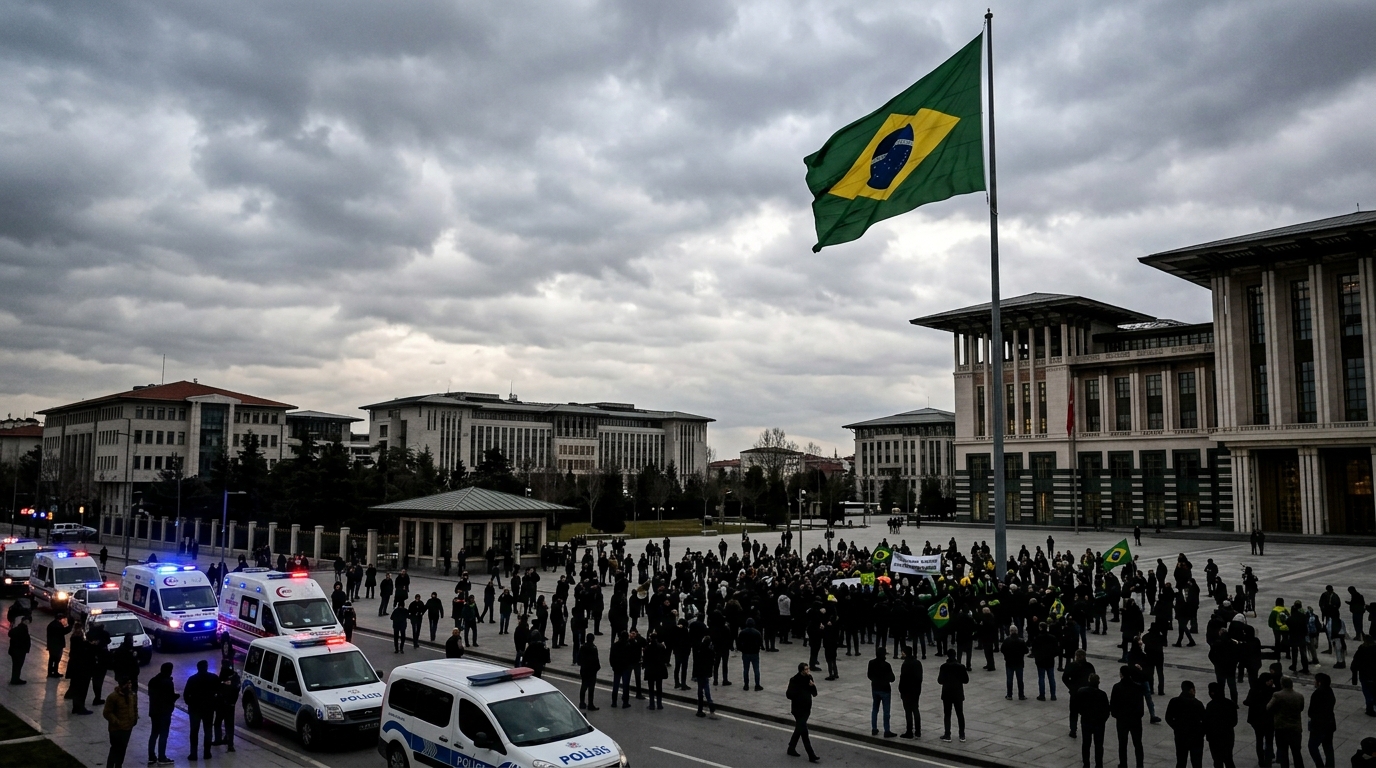 Brezilya Devlet Başkanı Lula da Silva ve Flavio Bolsonaro