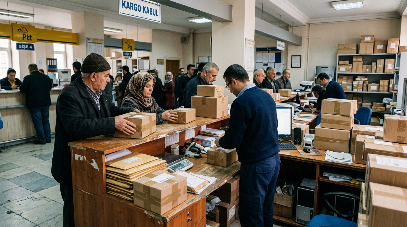 Rusya ve ABD arasında yeniden başlayan kargo hizmetlerini temsil eden kargo kutuları